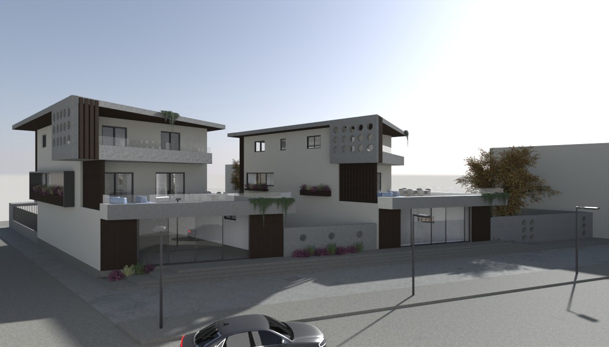 Ville Bifamiliari — Prospetto principale