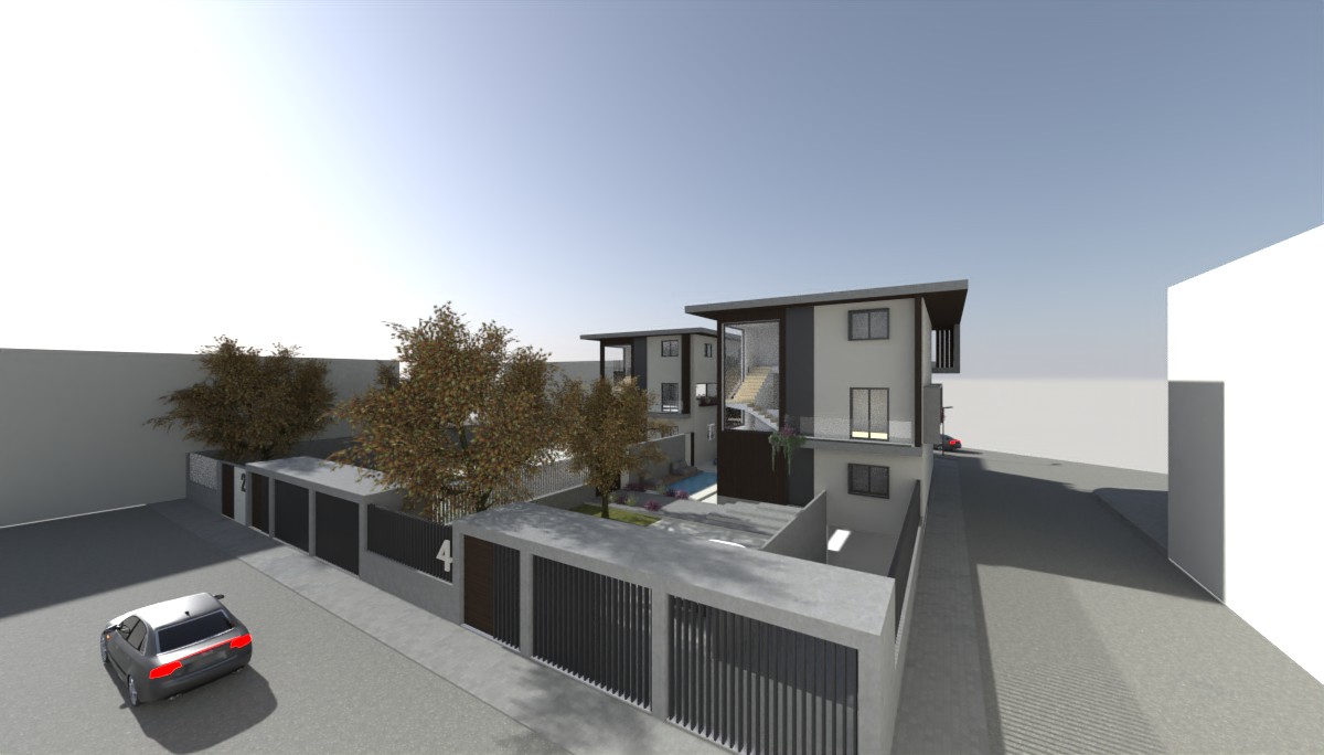 Ville Bifamiliari — Retro del complesso